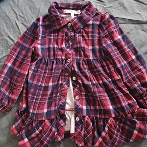 Girls Plaid Dress size 24 months